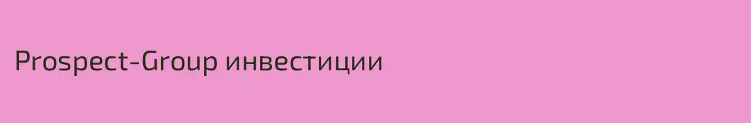 Prospect-Group инвестиции